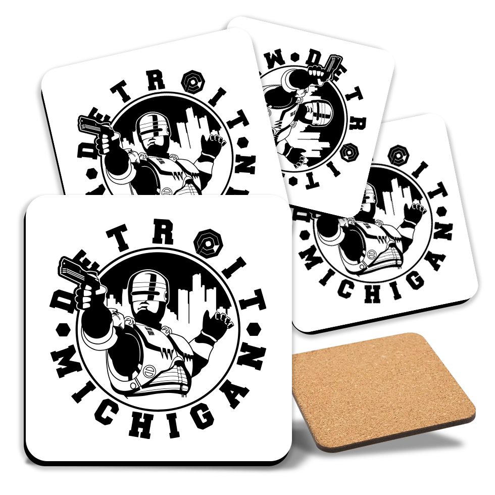 set of 4 coasters - Robocop