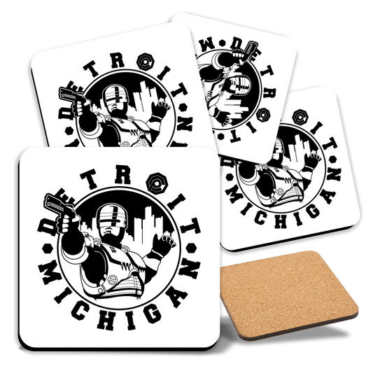 set of 4 coasters - Robocop