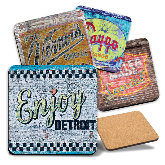 set of 4 coasters - Variety pack