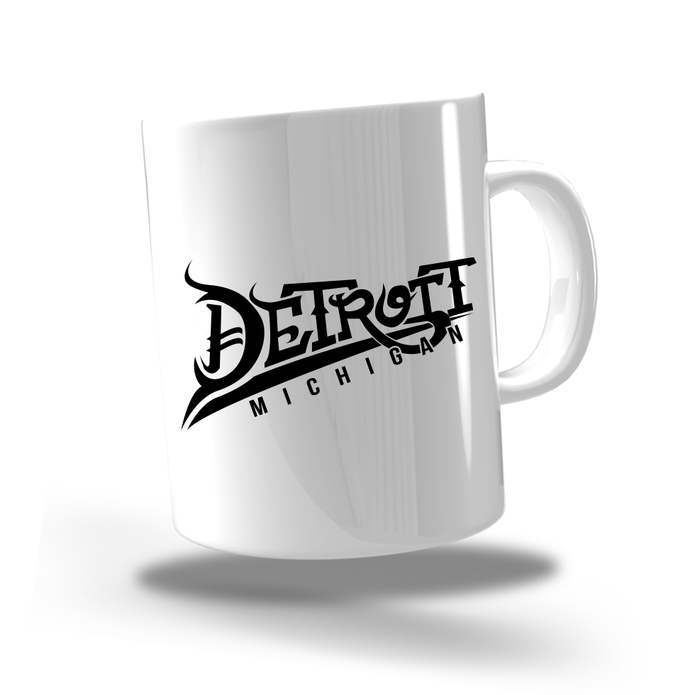 Coffee Mug - 8oz "Detroit Drawn"