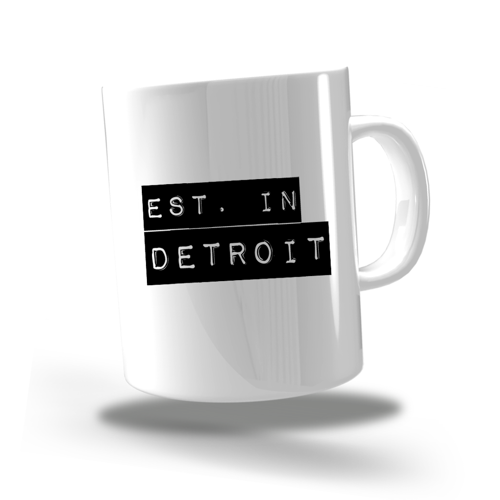 Coffee Mug - 8oz " EST. in DETROIT"