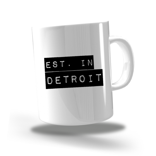 Coffee Mug - 8oz " EST. in DETROIT"