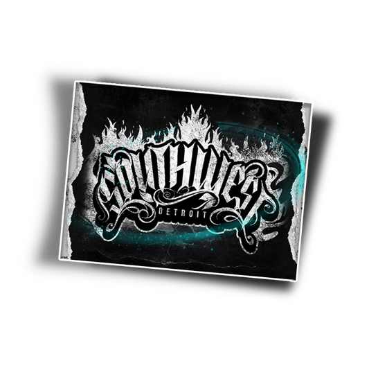 STICKER southwest detroit blue