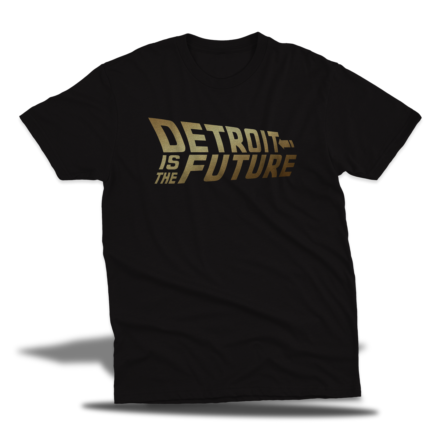 Detroit Is The Future - Gold Foil print