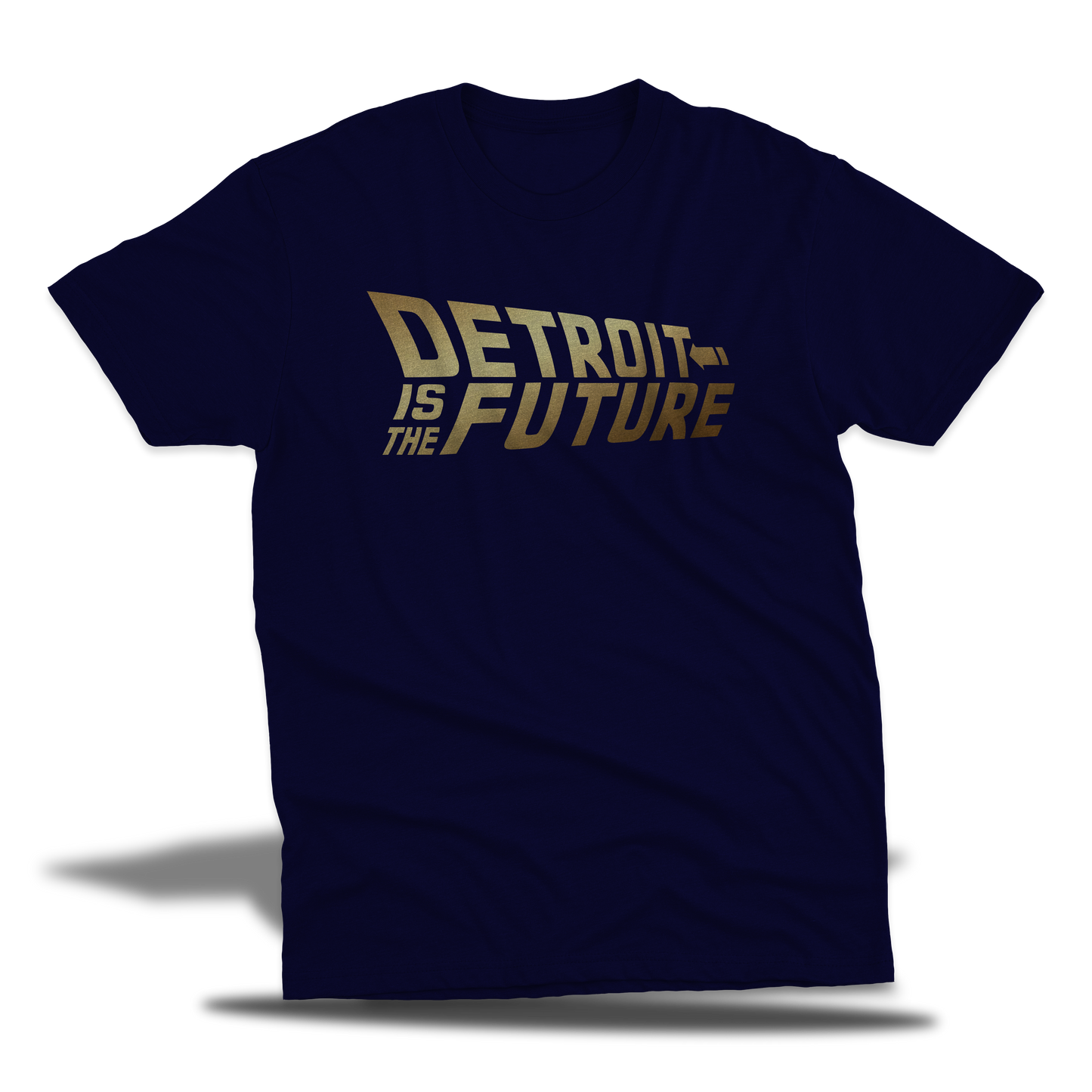 Detroit Is The Future - Gold Foil print