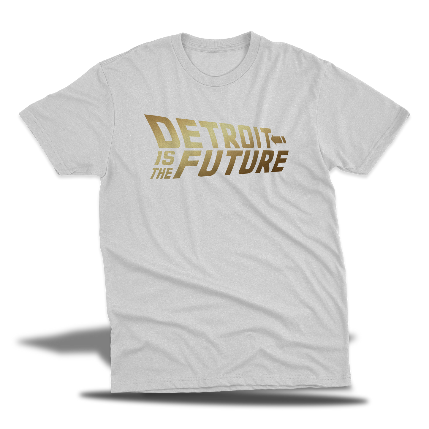 Detroit Is The Future - Gold Foil print