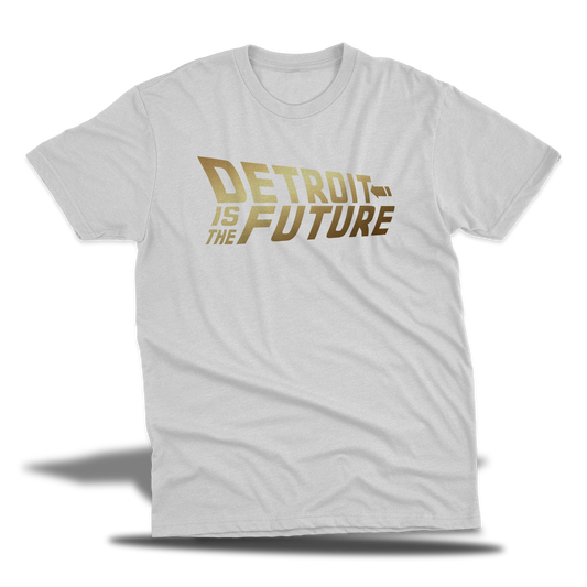 Detroit Is The Future - Gold Foil print