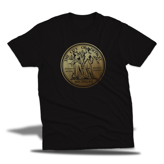 Detroit Seal - Gold Foil