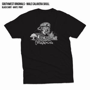The Official Southwest Originals Male sugar skull "Black Shirt"